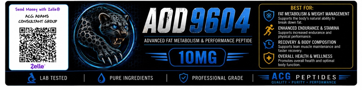 AOD 9604 label