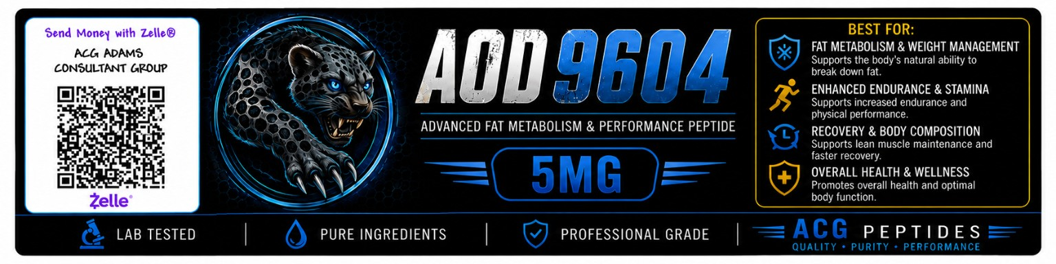 AOD 9604 label